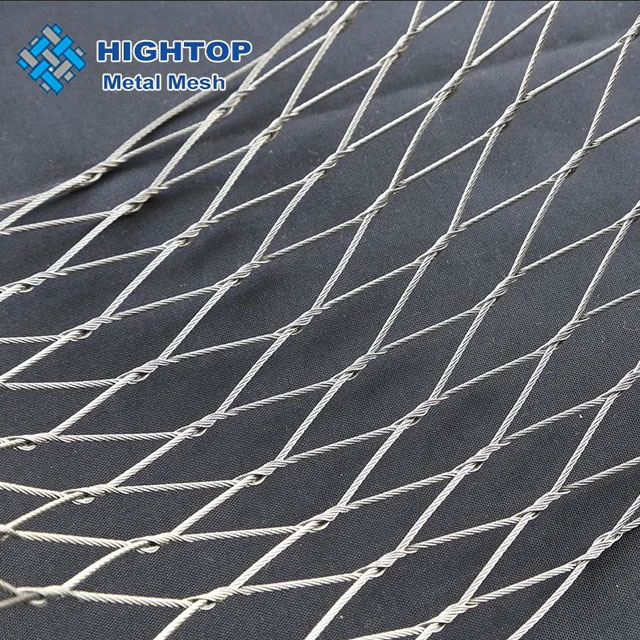 Flexible 304 316 Stainless Steel Wire Rope Mesh