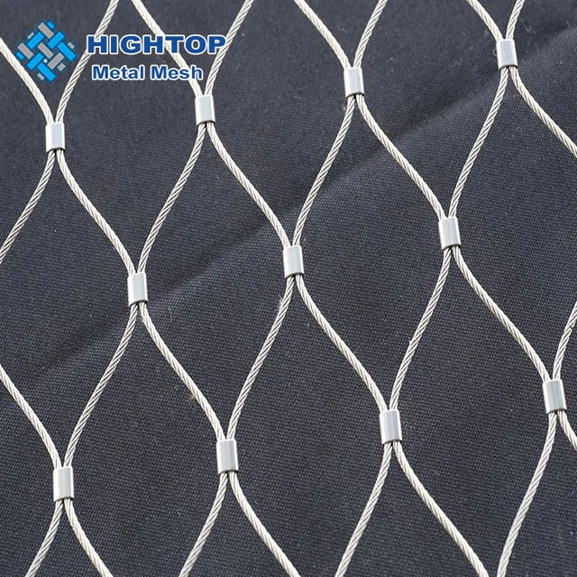 Flexible Protective Stainless Steel Wire Rope Mesh for Zoo Animal Cages
