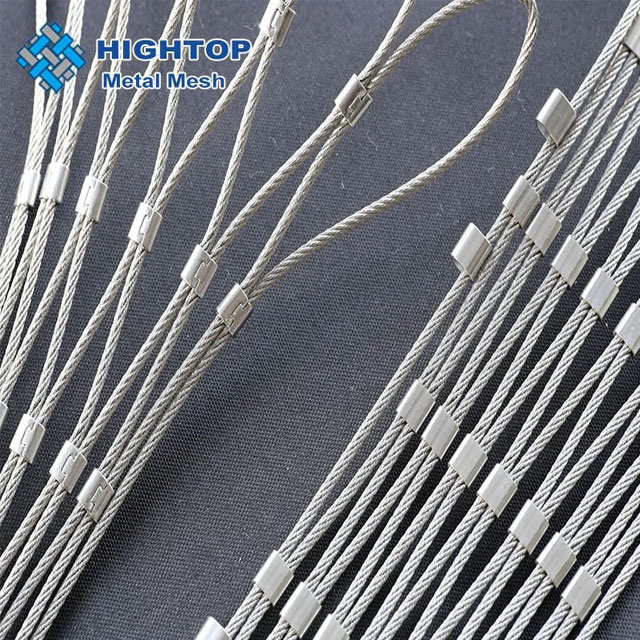 Flexible Protective Stainless Steel Wire Rope Mesh for Zoo Animal Cages