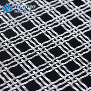 HT-AR-010:Stainless Steel Decorative Crimped Woven Wire Mesh