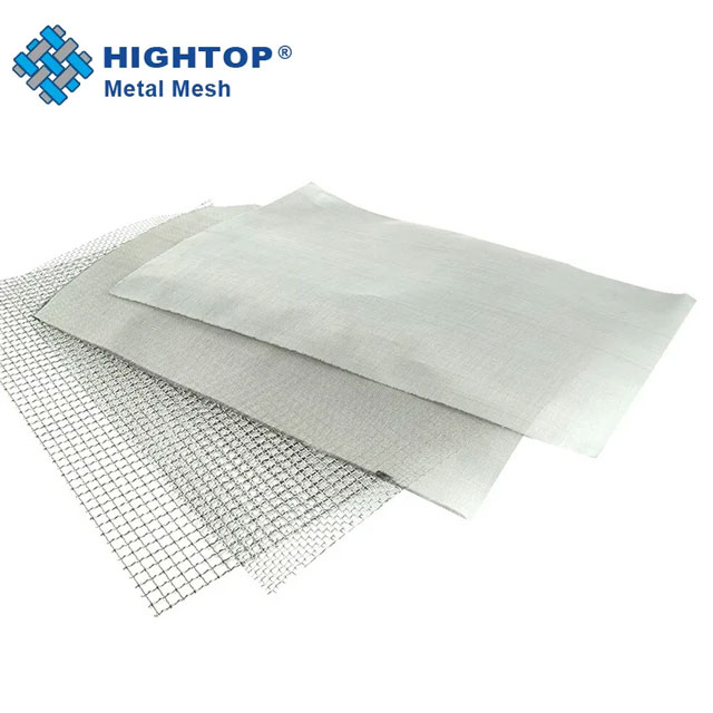 Plain Weave 304 316L Stainless Steel Woven Wire Mesh - Hightop Metal Mesh