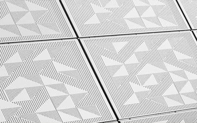 Perforated Metal Ceiling Tiles Panels