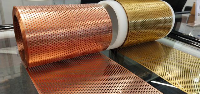 Copper Perforated Metal Panels