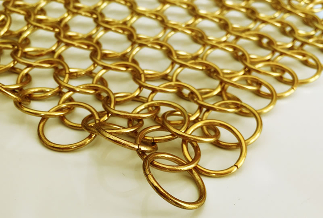 golden-chainmail-curtain