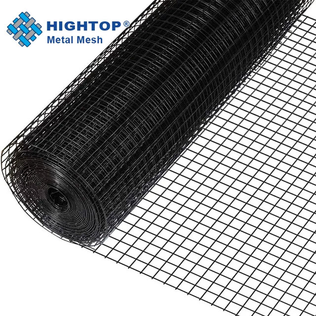 Black Color Pvc Coated Galvanized Welded Wire Mesh